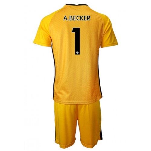 Liverpool Dres A.Becker 1 Golmanski Dječji Gostujući 2020/21 Kratkih Rukava Liverpool Dres A.Becker 1 Golmanski Dječji Gostujući 2020/21 Kratkih Rukava